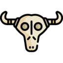 decoration,miscellaneous,animal,dead,adornment,western,cattle,desert,cattle skull